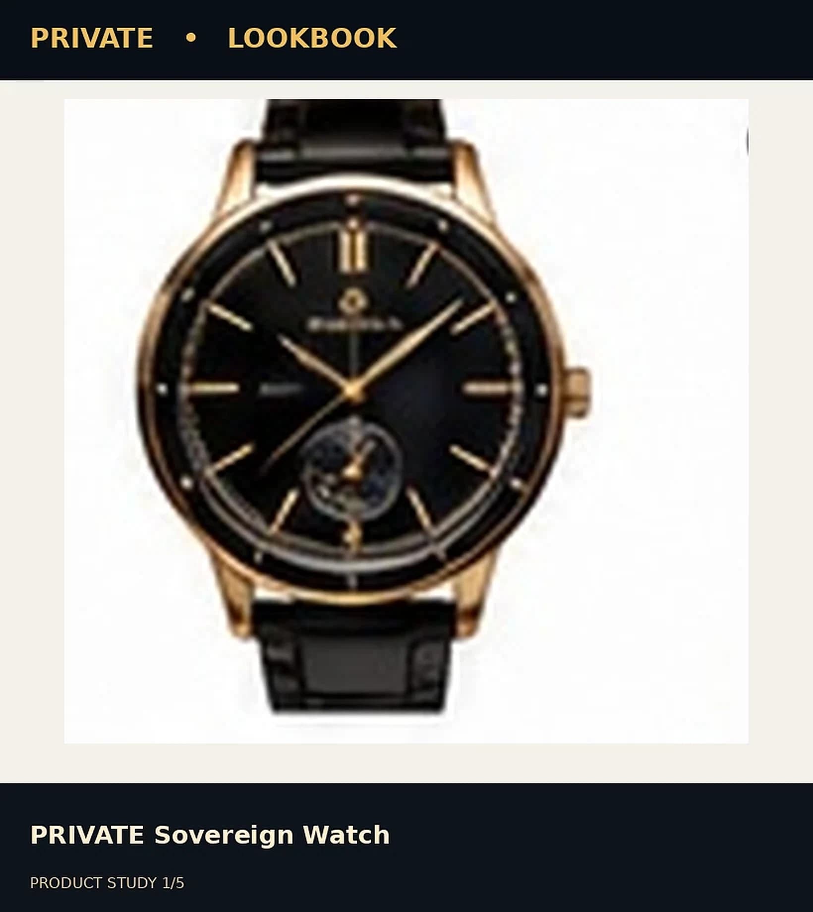 PRIVATE Sovereign Watch — editorial view 1